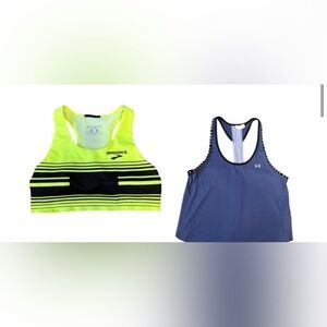 Brooks + Under Armour Women’s Activewear Bundle | Sports Bra & Tank | Size L